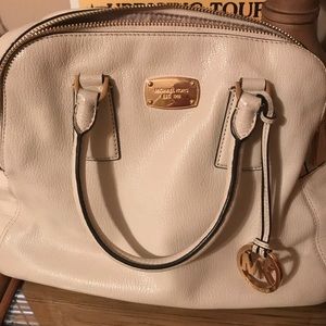 michael kors purse off white